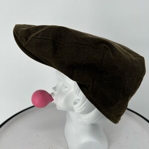 FAILSWORTH HALLEY STEVENSONS‎ DUNDEE SCOTLAND WAX FLAT CAP WAXED COTTON